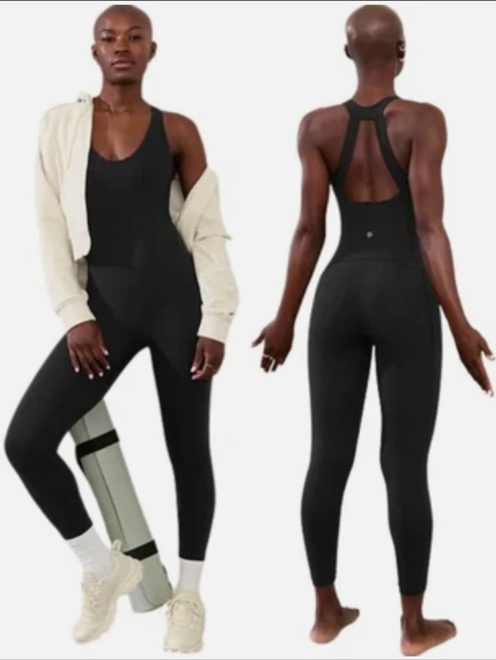 Athleta Transcend 7/8 Bodysuit Jumpsuit